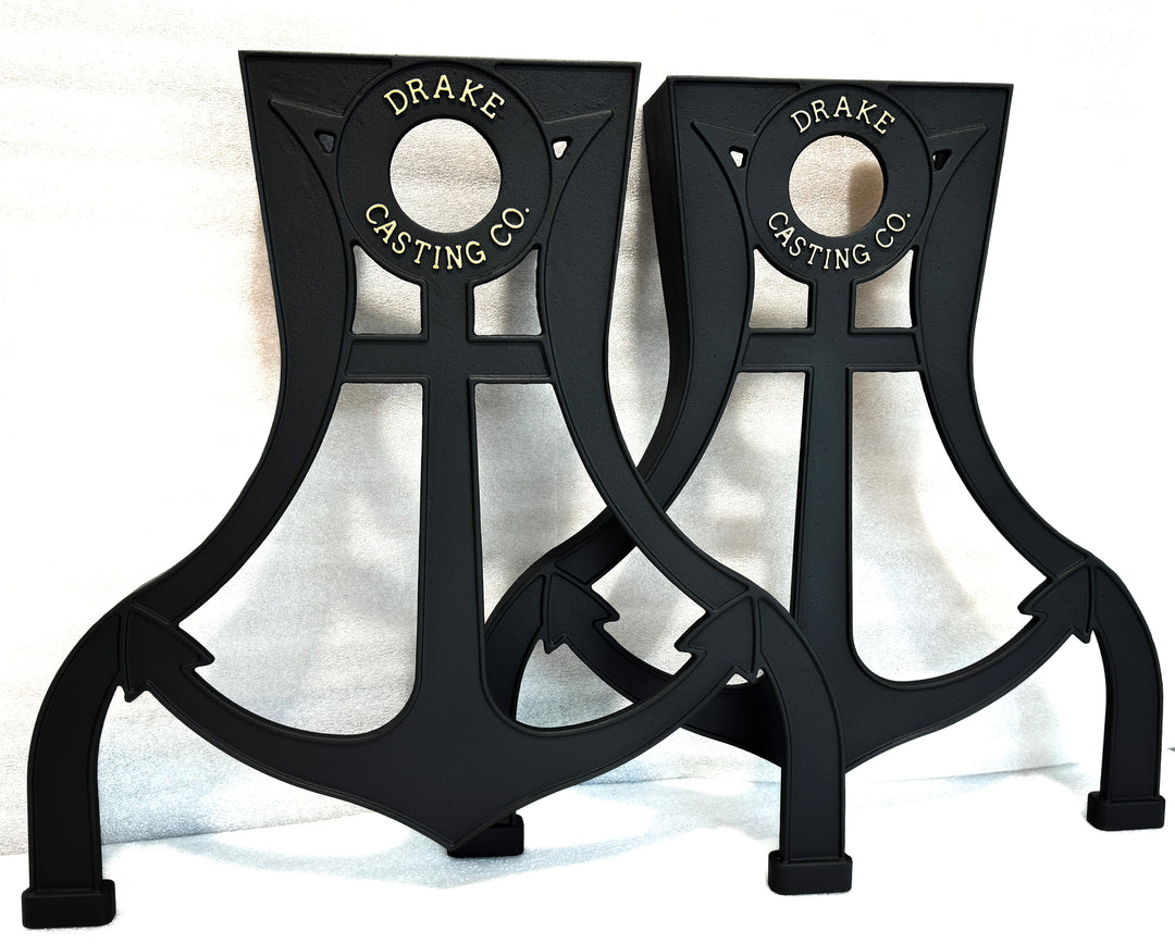Anchor Dining Table Legs | Industrial Cast Iron Table Legs