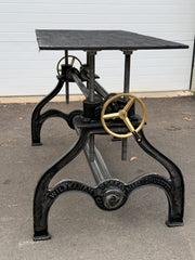 Classic Drake Adjustable Height Mechanical Table Base/ Kitchen Island/ Bar/ Desk