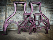 Metallic Purple Haze Combo Set Classic Drake Bench & Table Legs
