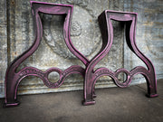 Metallic Purple haze Coffee Table/ Bench Legs
