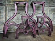 Metallic Purple Haze Combo Set Classic Drake Bench & Table Legs