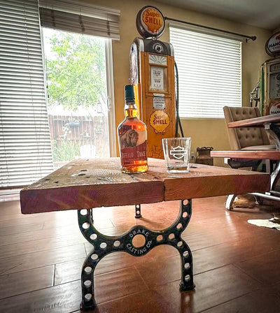 "THE BRIDGE" Cast Iron Coffee Table Legs