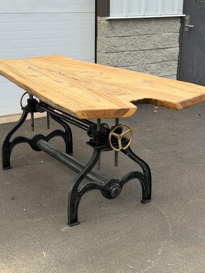 Classic Drake Adjustable Height Mechanical Table Base/ Kitchen Island/ Bar/ Desk