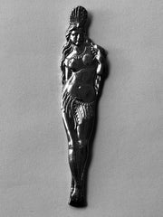 Native American Woman Sterling Ring