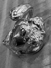 Unger Brothers Douvaine Sterling Silver Spoon Ring made