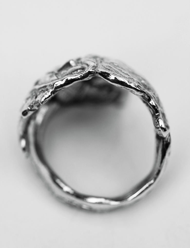 Vintage Santa Clause Sterling Spoon Ring