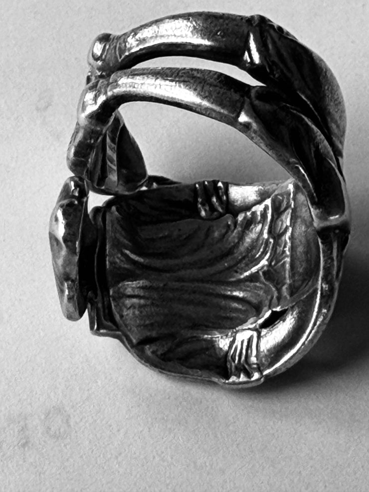 Military Man Sterling Silver Ring