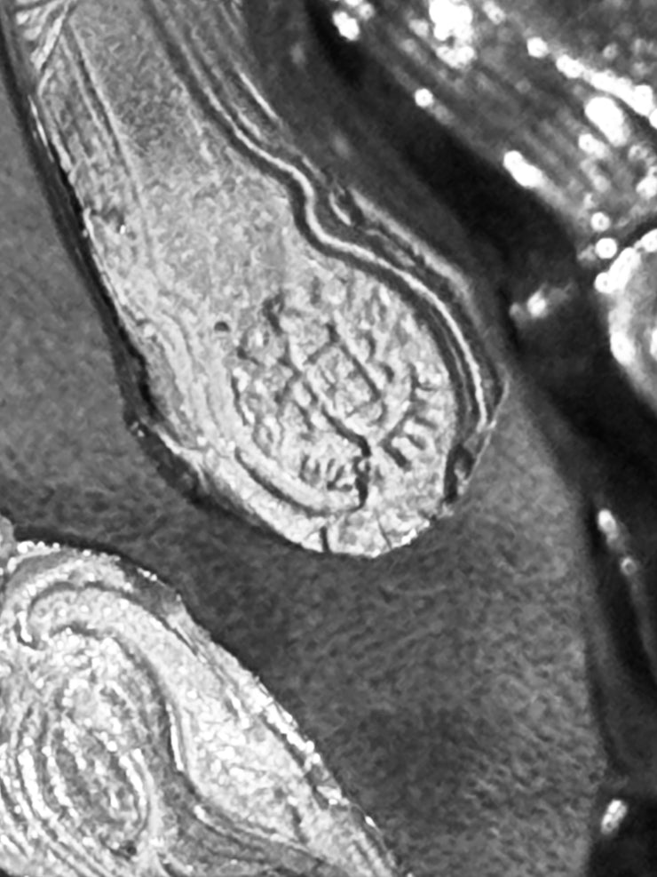 Unger Brothers Douvaine Sterling Silver Spoon Ring made