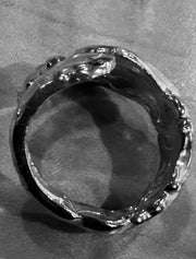 Unger Brothers Douvaine Sterling Silver Spoon Ring made