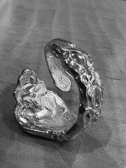 Unger Brothers Douvaine Sterling Silver Spoon Ring made