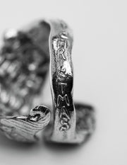 Vintage Santa Clause Sterling Spoon Ring