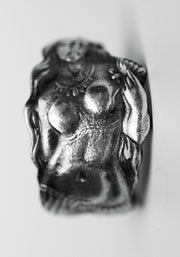 Native American Woman Sterling Ring