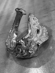 Unger Brothers Douvaine Sterling Silver Spoon Ring made