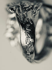 Vintage Santa Clause Sterling Spoon Ring