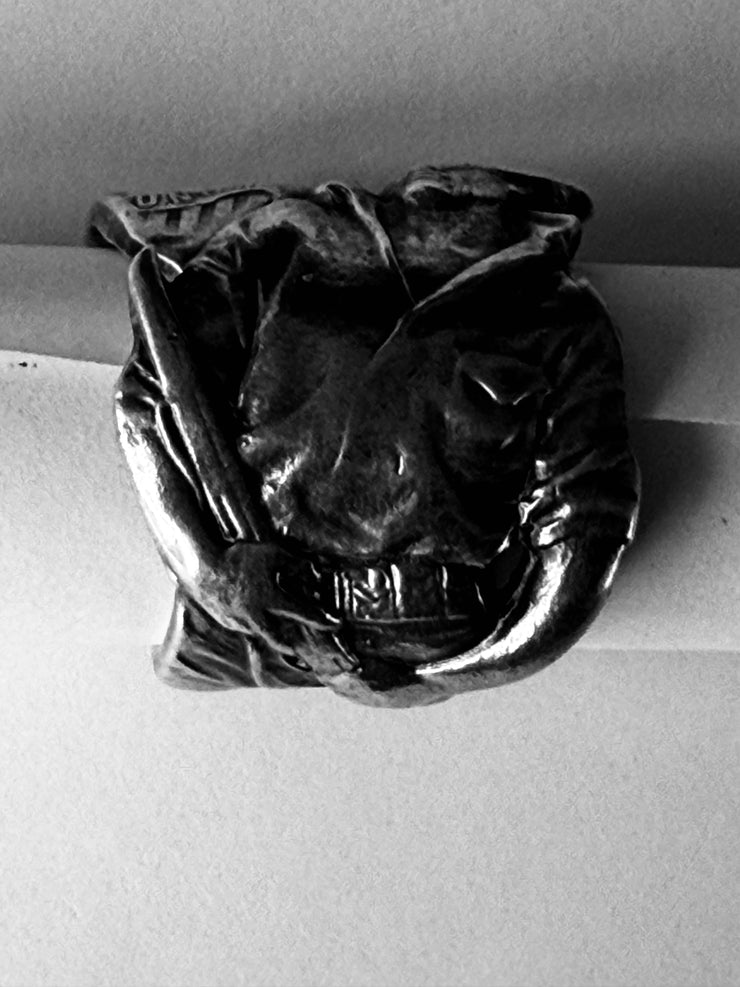 Military Man Sterling Silver Ring