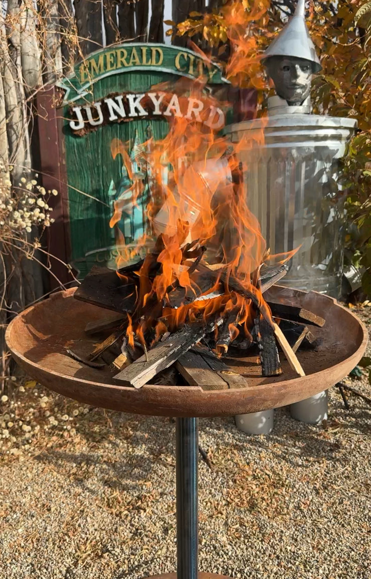 "The PIT" Outdoor Elevated Fireplace