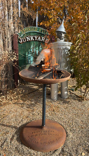 "The PIT" Outdoor Elevated Fireplace