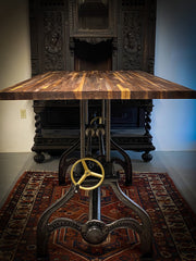 Classic Drake Adjustable Height Mechanical Table Base/ Kitchen Island/ Bar/ Desk