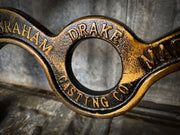 Classic Drake Coffee Table Legs Burnt Brass