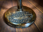 Christian Drake End Table Base CUSTOM HEIGHTS BURNT BRASS