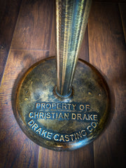 Christian Drake End Table Base CUSTOM HEIGHTS BURNT BRASS