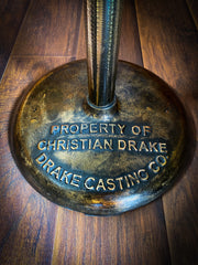 Christian Drake End Table Base CUSTOM HEIGHTS BURNT BRASS