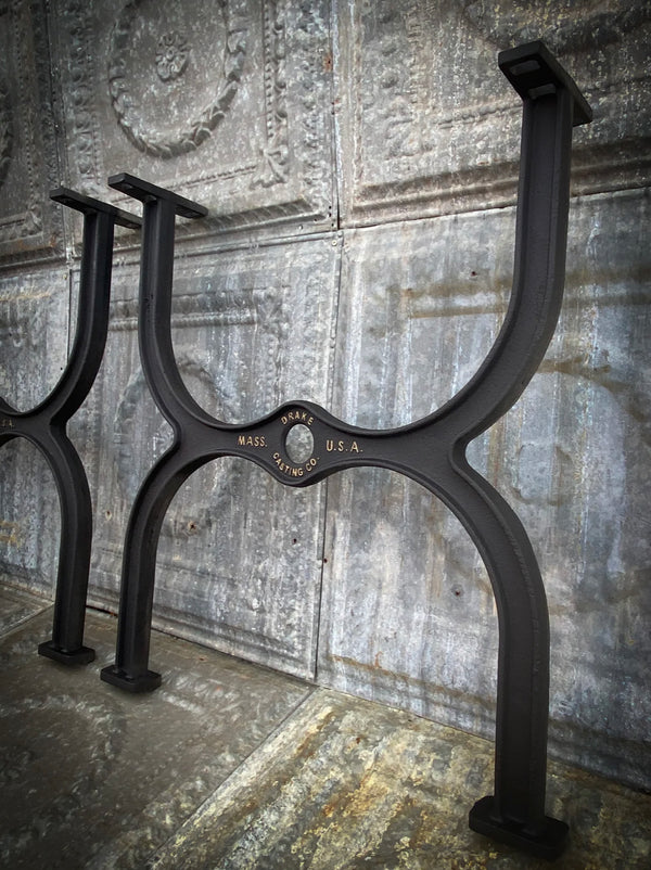 Boutique Dining Table Legs Cast Iron 2 Legs